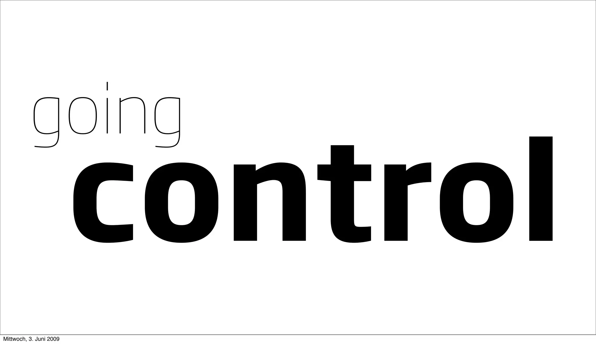 Going Large Staying Small