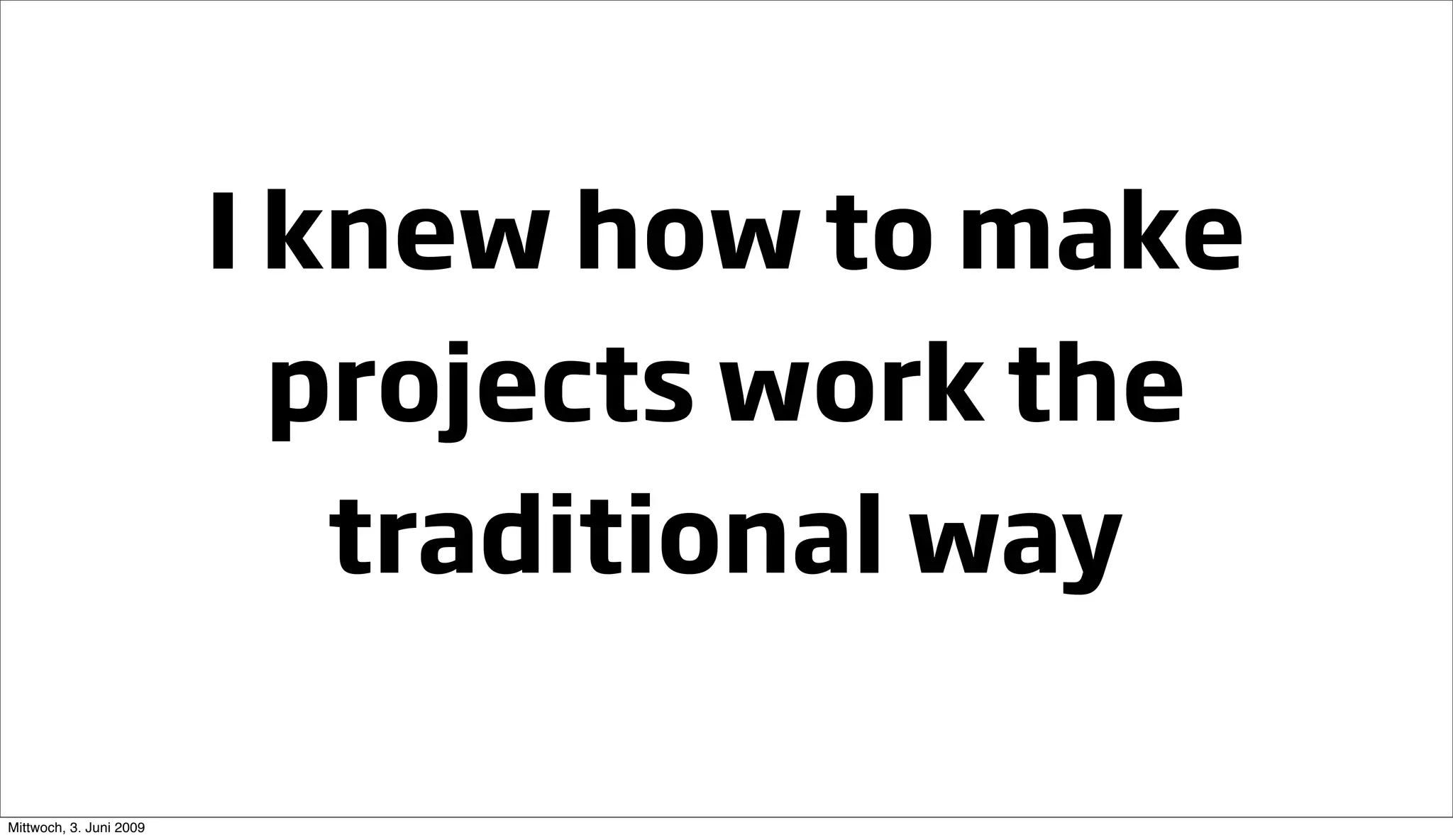 Going Large Staying Small