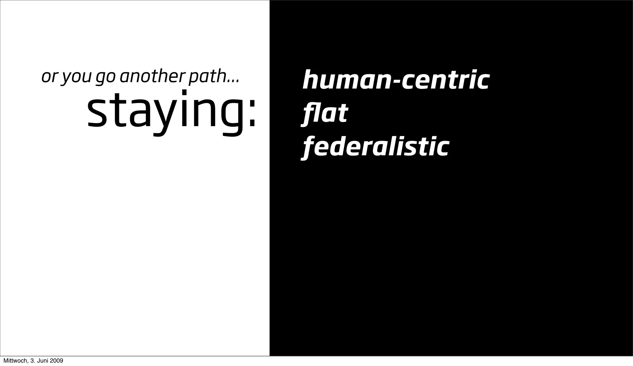 Going Large Staying Small