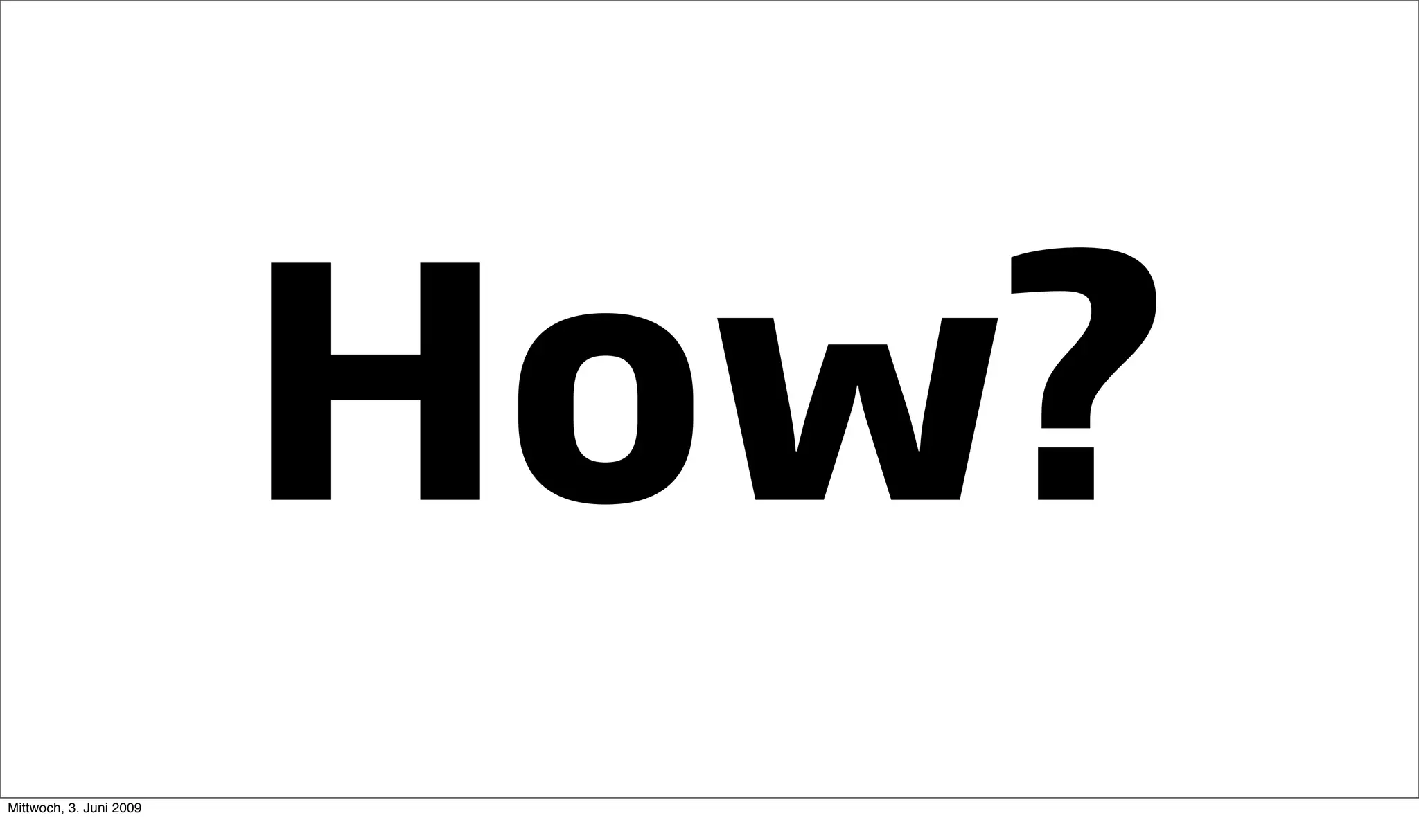 Going Large Staying Small