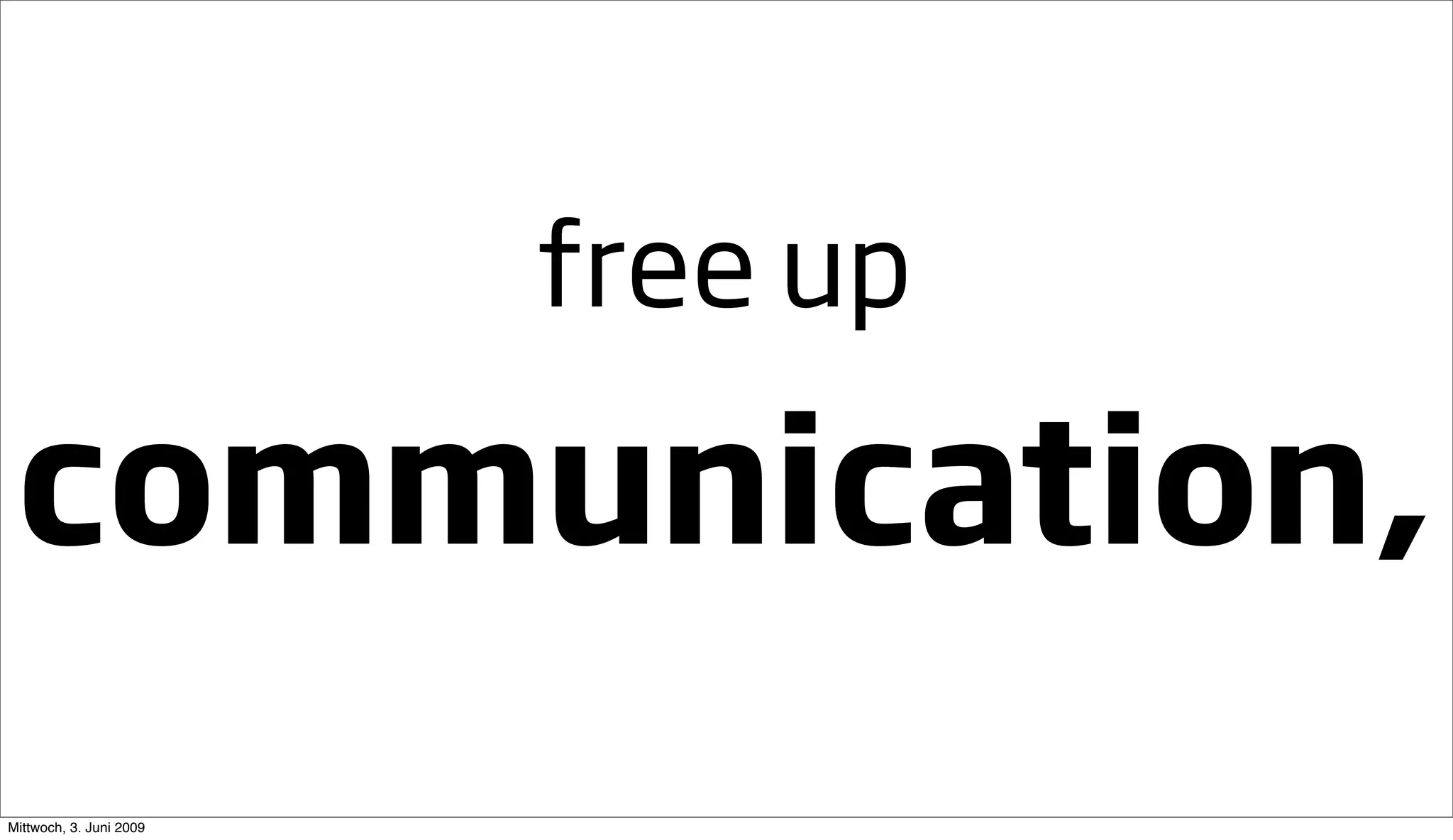 Going Large Staying Small