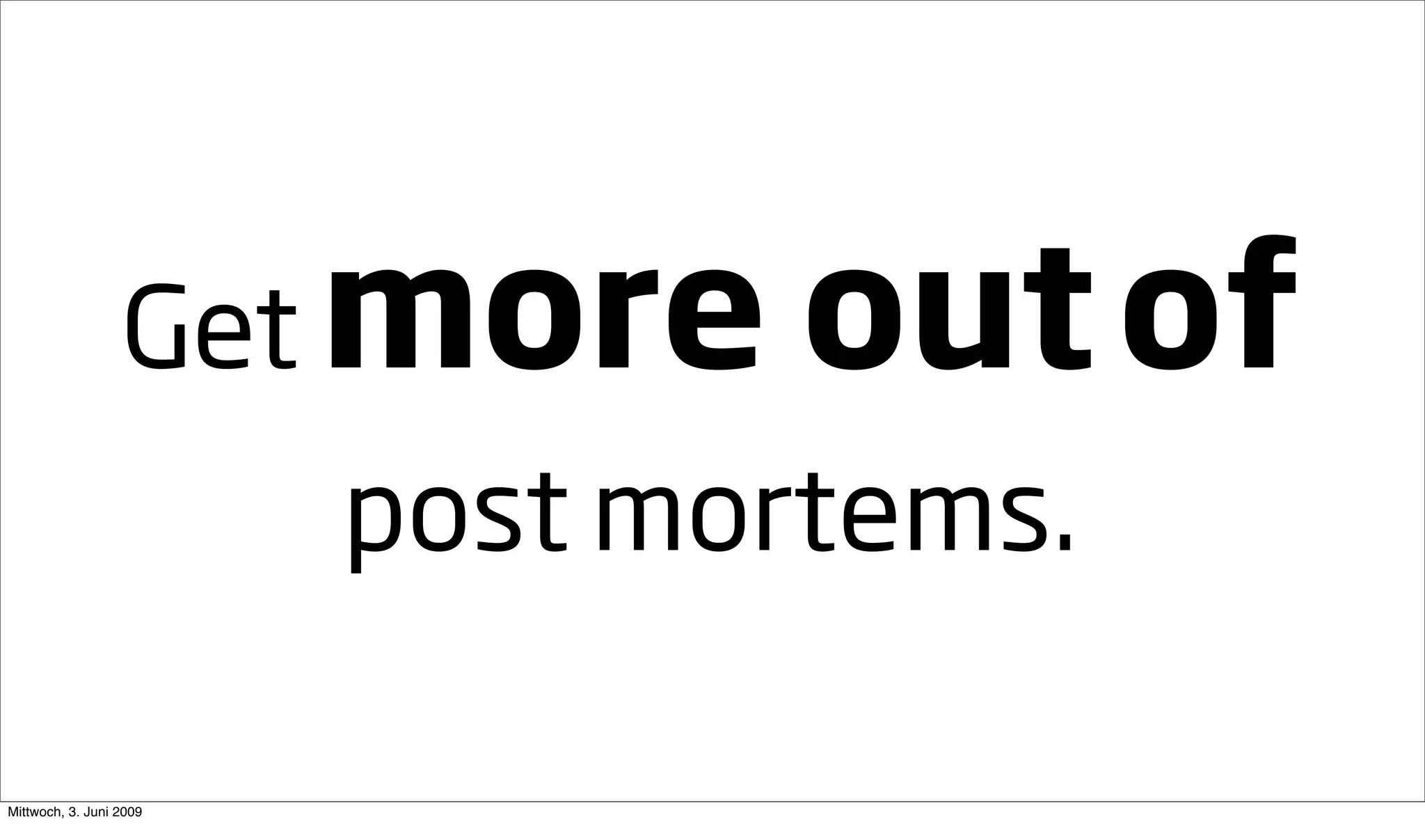 Going Large Staying Small