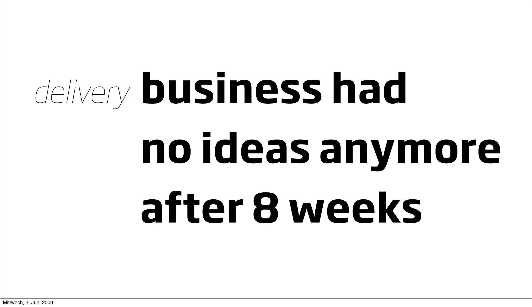 Going Large Staying Small