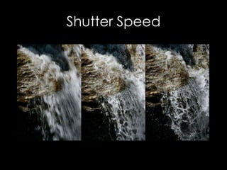 Shutter Speed
 