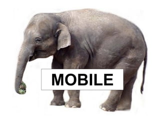 Dial-up 
Mainframe  PC
 Broadband


MOBILE
 