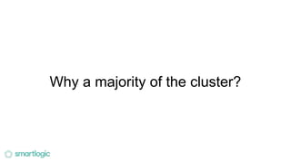 Why a majority of the cluster?
 