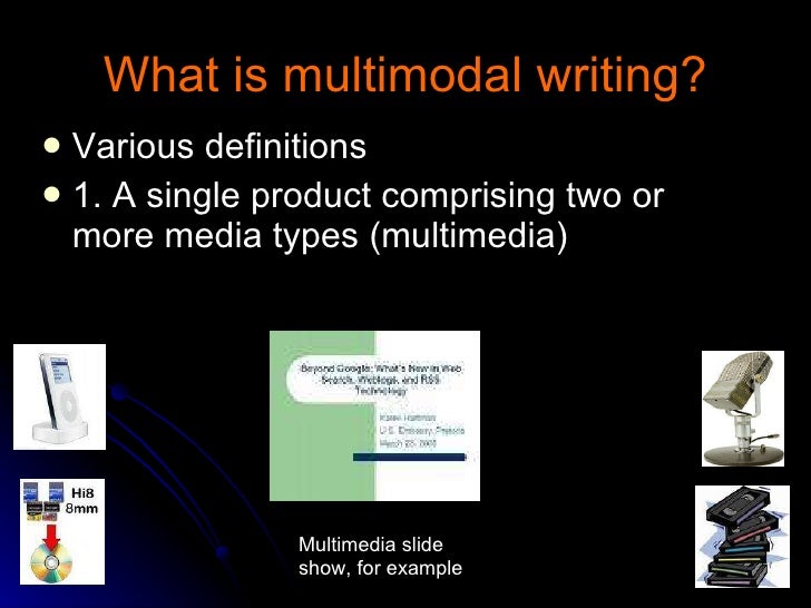 Going Multimodal in the Writing Classroom