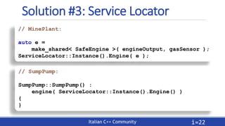 Going native with less coupling: Dependency Injection in C++