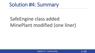 Going native with less coupling: Dependency Injection in C++