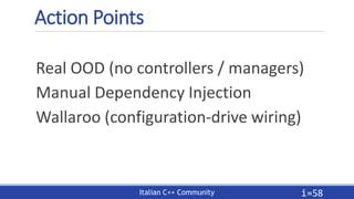 Going native with less coupling: Dependency Injection in C++