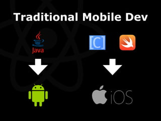 Traditional Mobile Dev
 