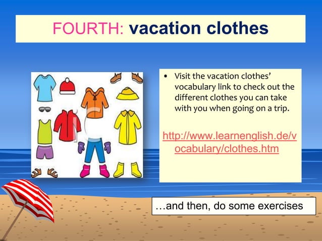 Going On Vacation Ppt