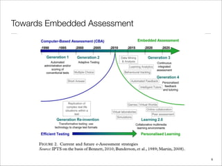 Towards Embedded Assessment
!9
 