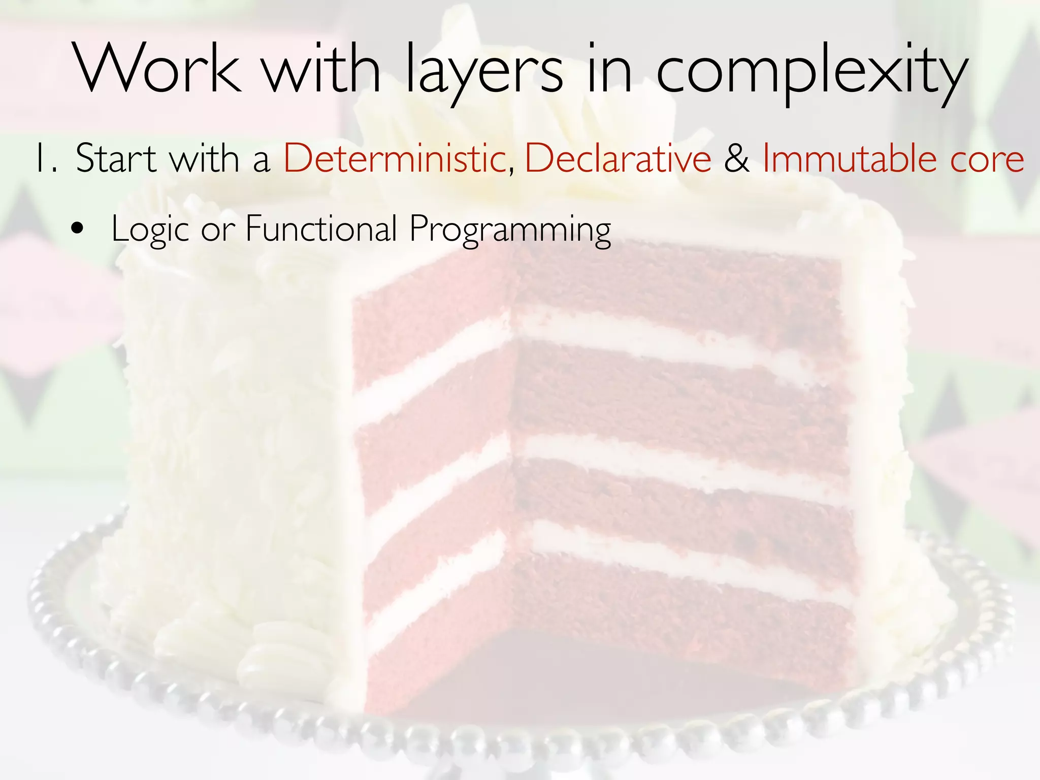 What is the essence of
distributed computing?
It’s to try to overcome that
1. Information travels at the speed of light
2. Independent things fail independently

 