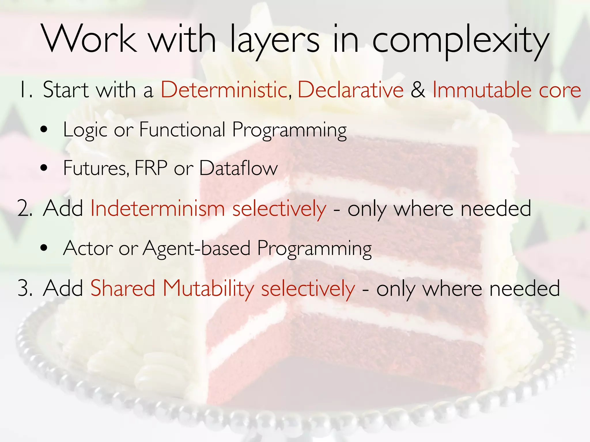 Why do we need it?
Scalability
When you outgrow
the resources of
a single node

Availability
Providing resilience if
one node fails

Rich stateful clients

 