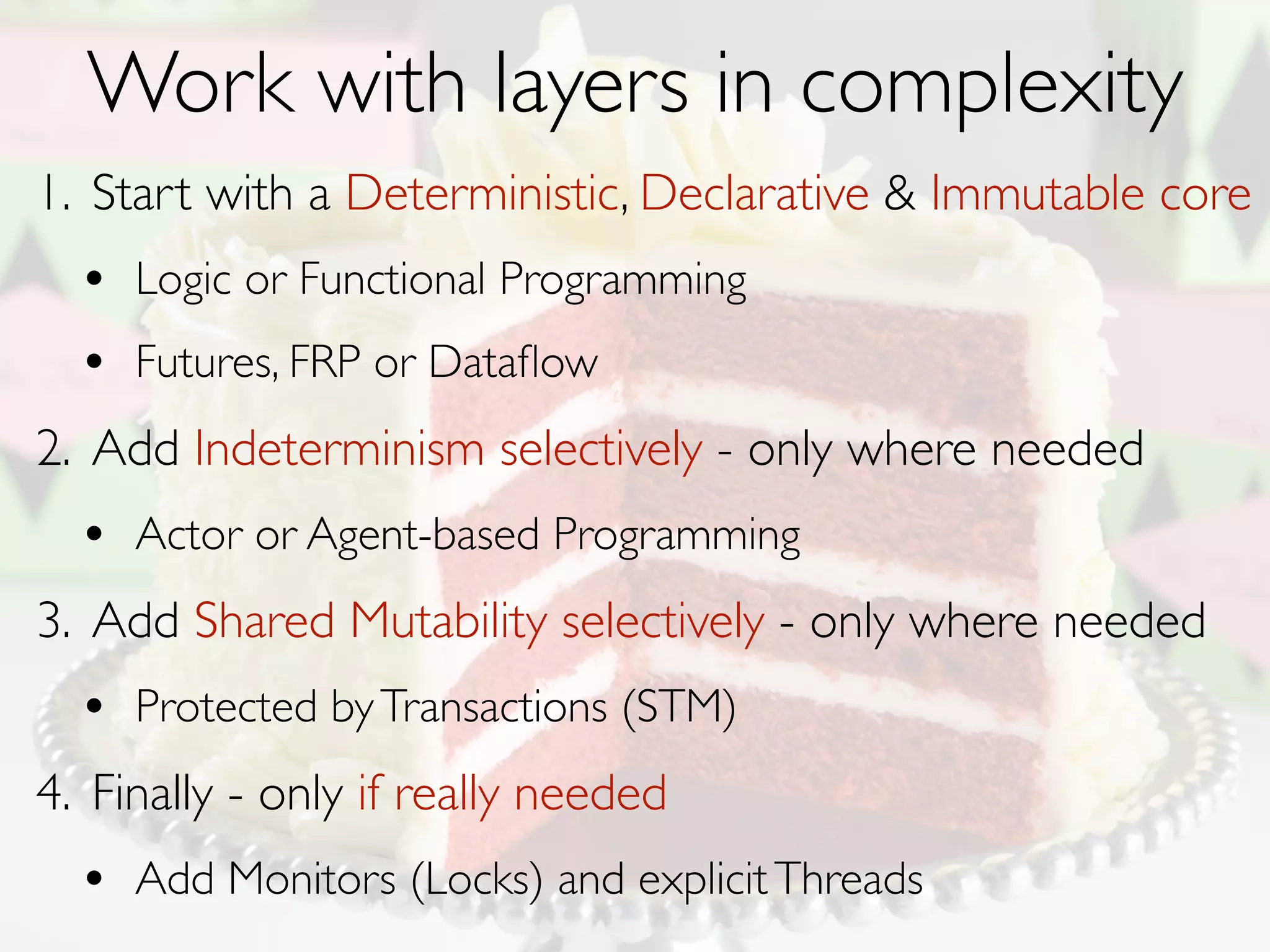 No difference
Between a

Slow node
and a

!

Dead node

 