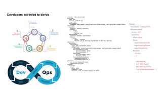 Developers will need to devop
 