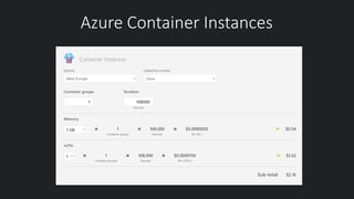 Azure Container Instances
 