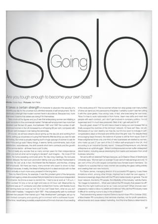 Vivid magazine: Going Solo feature