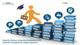 Going the Distance: Integrating Foundational Skills
Instruction Throughout the College Experience
 