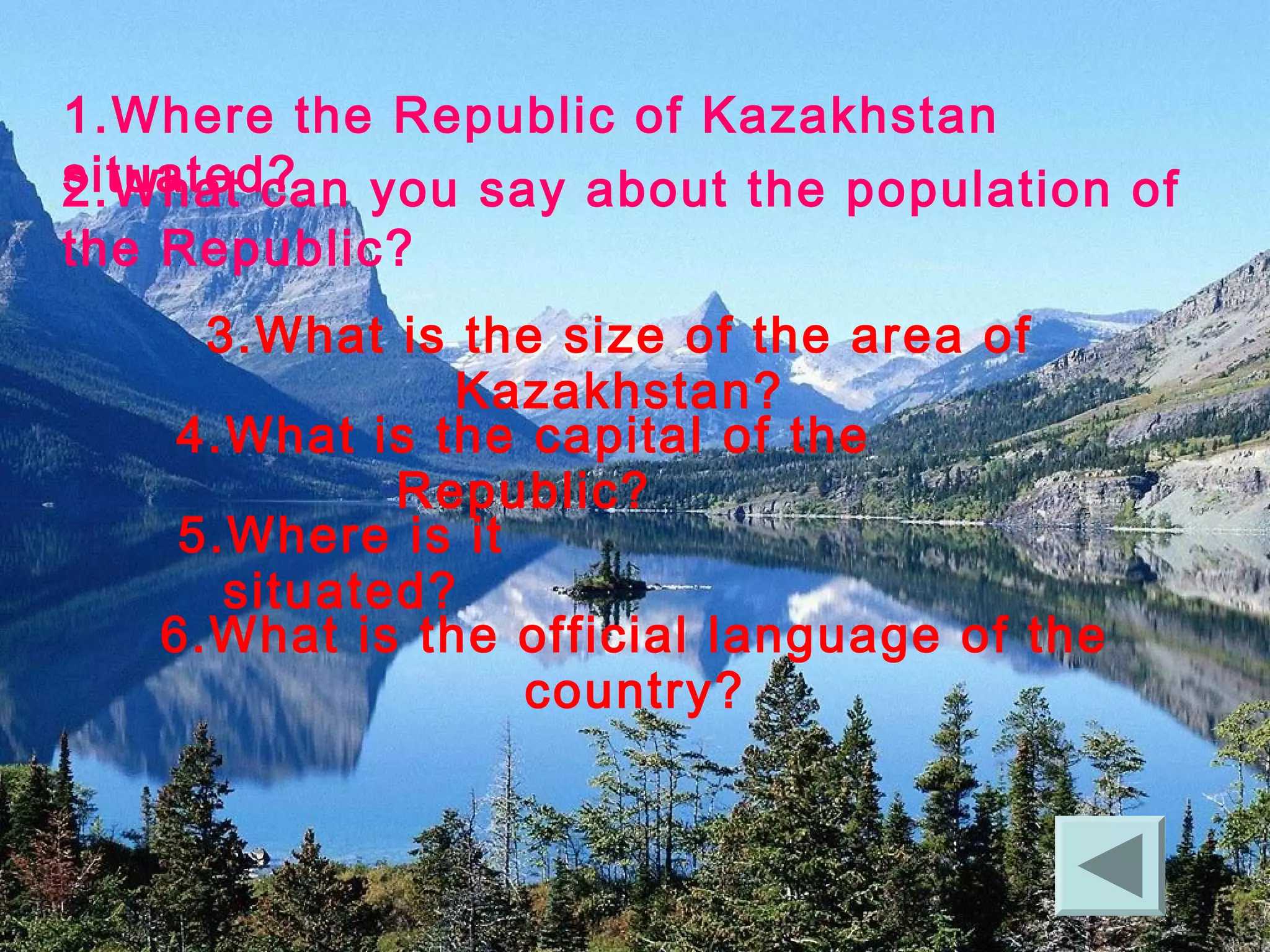 Going to kazakhstan | PPT