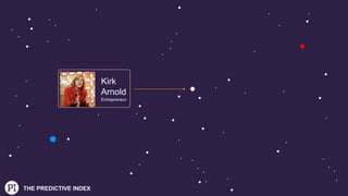 THE PREDICTIVE INDEX
Kirk
Arnold
Entrepreneur
 