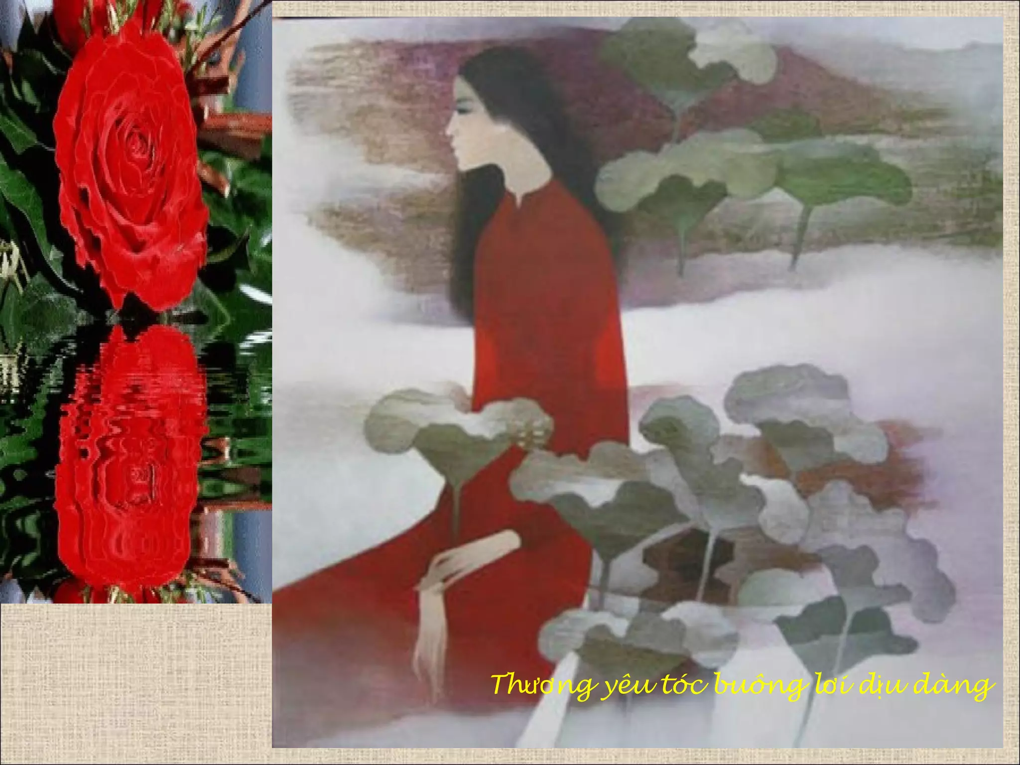 Th ng yêu tóc buông l i d u dàngươ ơ ị
 