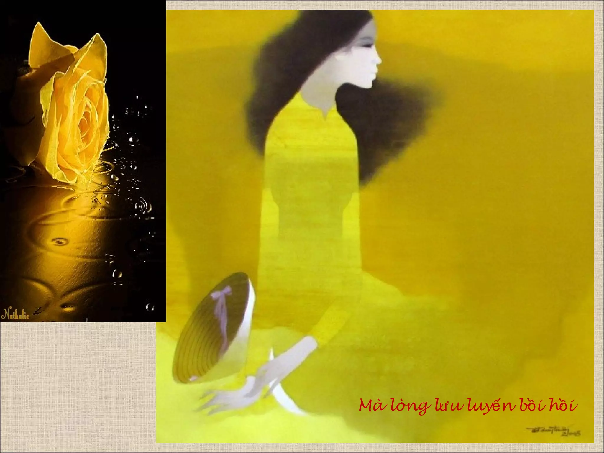 Mà lòng l u luy n b i h iư ế ồ ồ
 