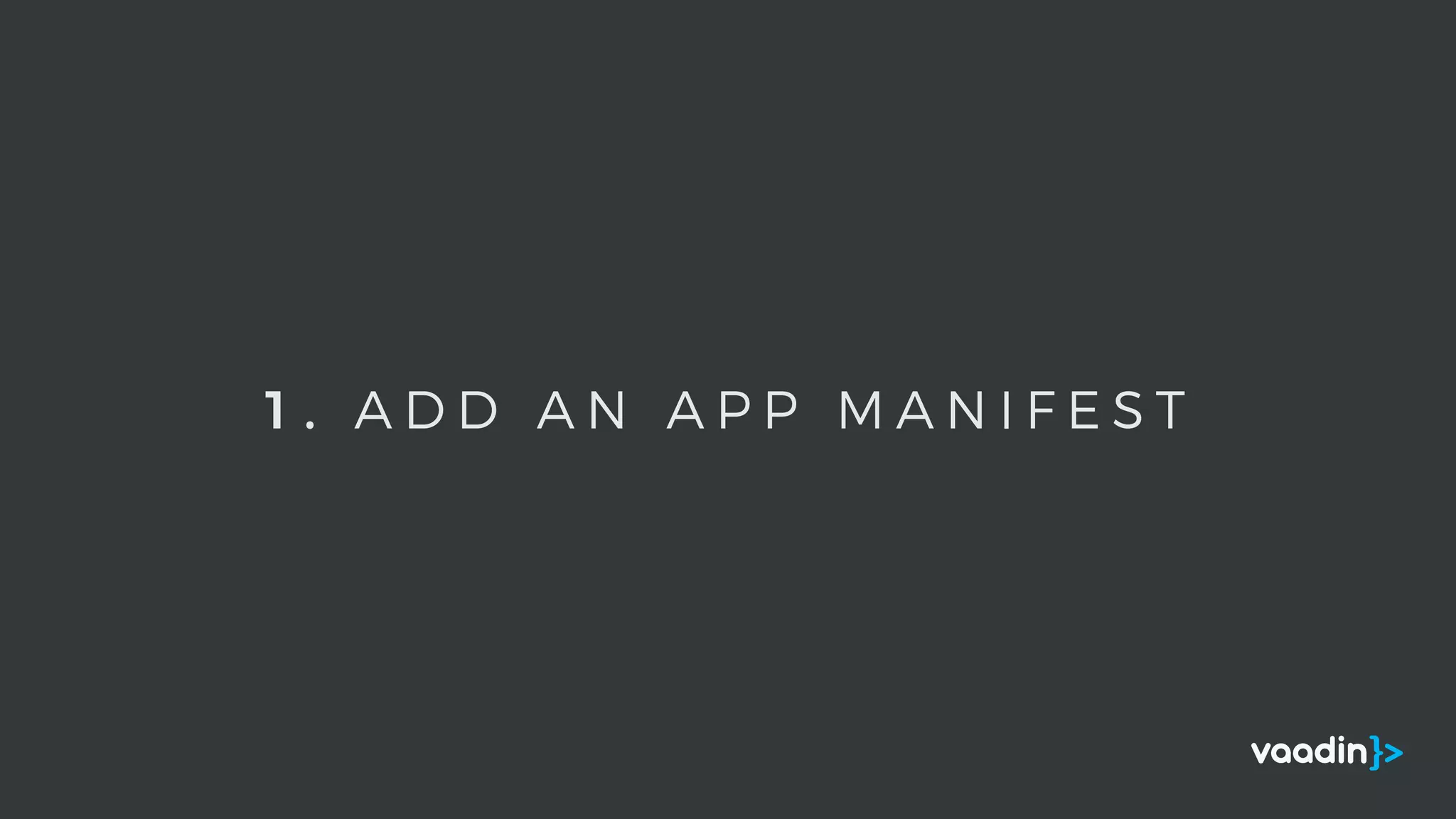 1 . A D D A N A P P M A N I F E S T
 