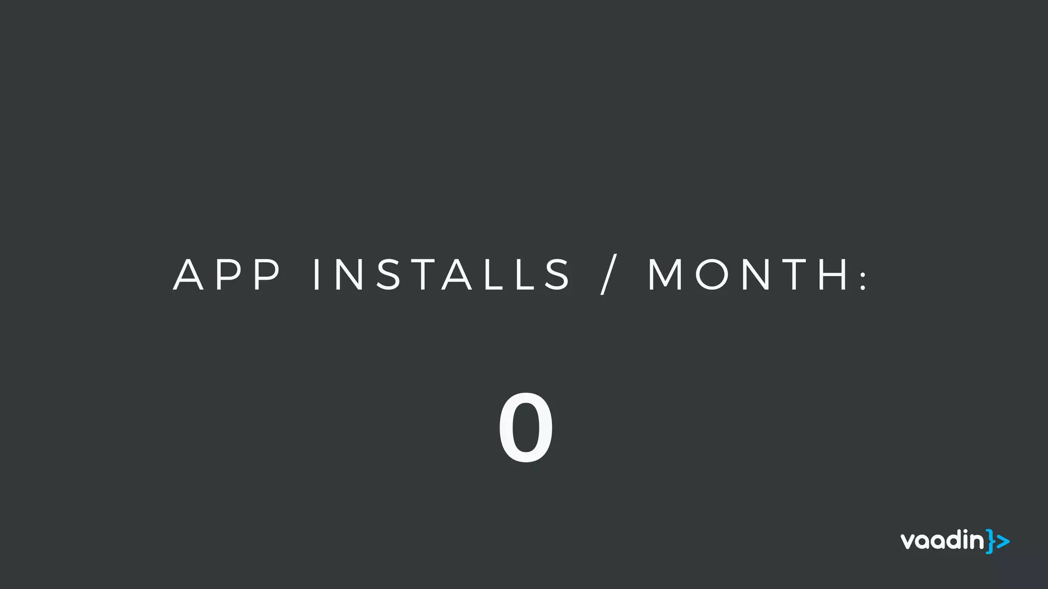 A P P I N S TA L L S / M O N T H :
0
 