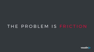 T H E P R O B L E M I S F R I C T I O N
 