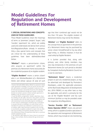 Model Guidelines for Development and Regulation of Retirement Homes | PDF