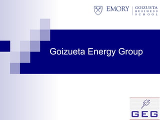 Goizueta Energy Group 