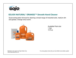  Gojo 957 Natural Orange Pumice Hand Cleaner - 14 oz. - 3 Pack :  Beauty & Personal Care