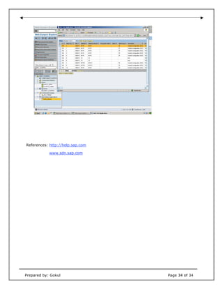 WEBDYPRO ABAP WITH DETAILED NOTES | PDF