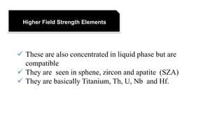 Role of Trace Elements In Petrogenesis | PPTX