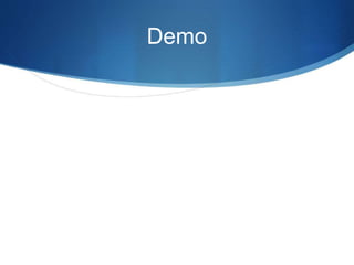 Demo
 