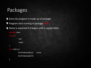 Go Programming Language Golang Ppt Go Programming Language Golang Ppt