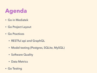Golang Project Layout and Practice | PDF