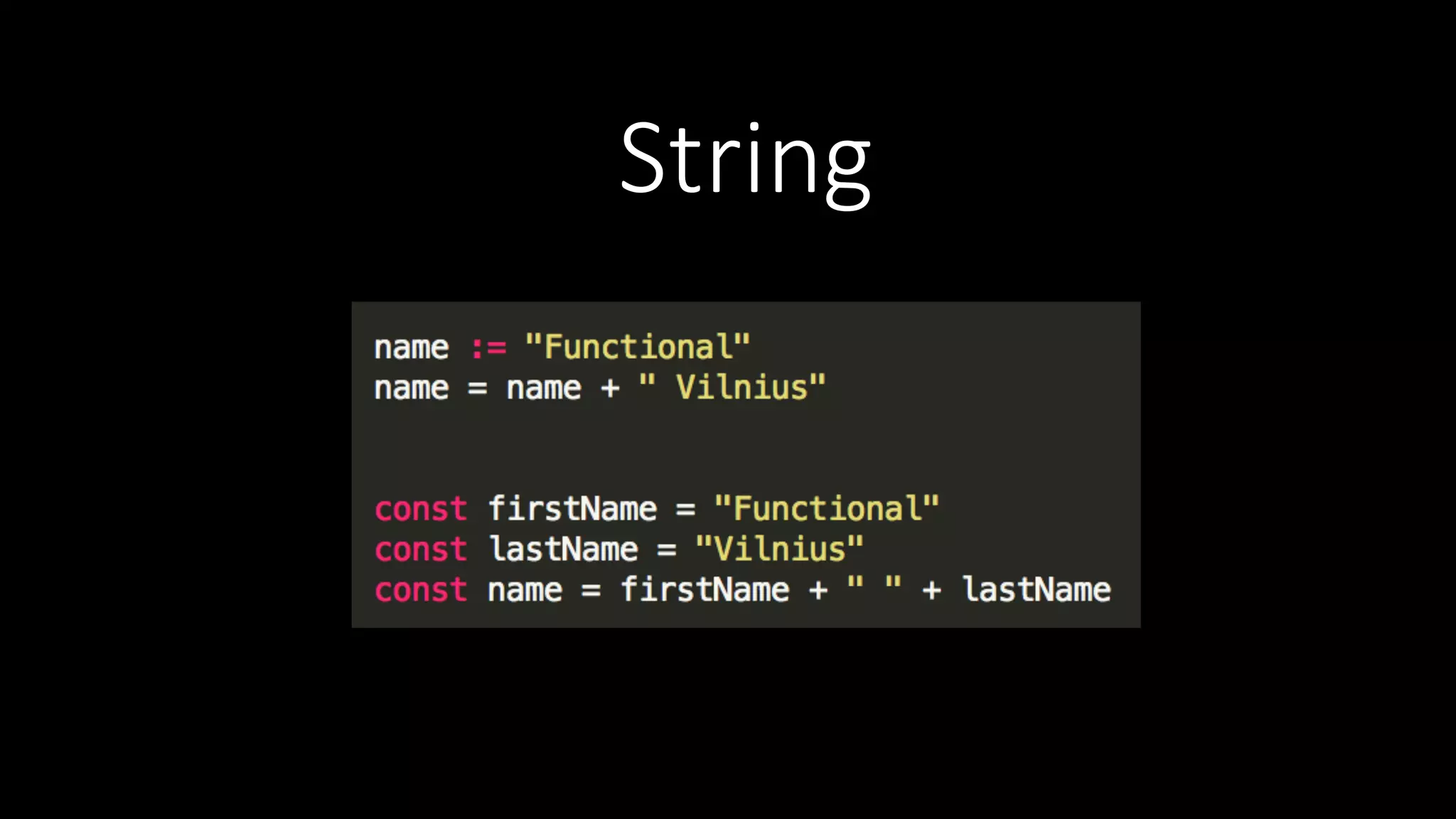 String 