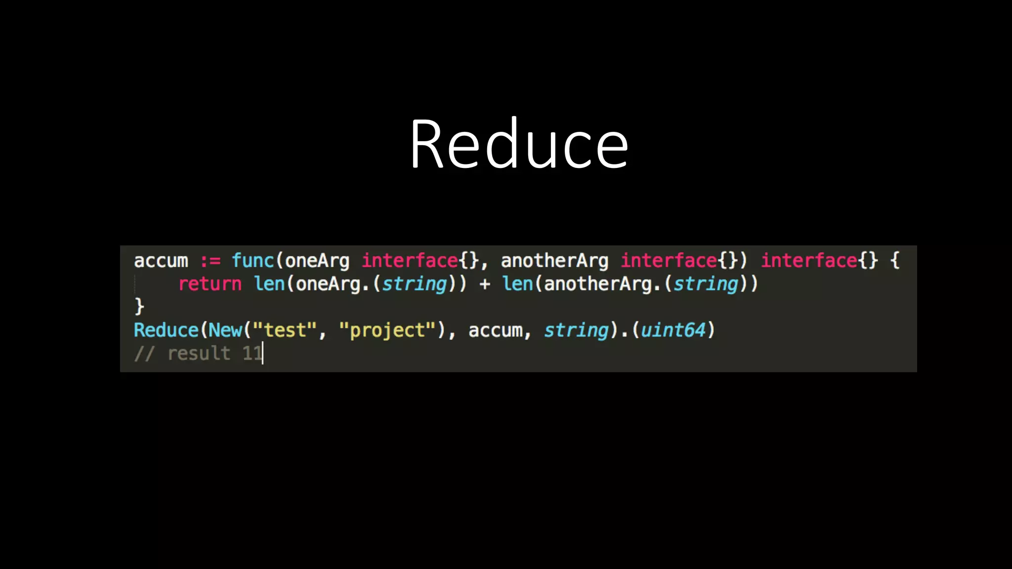 Reduce 