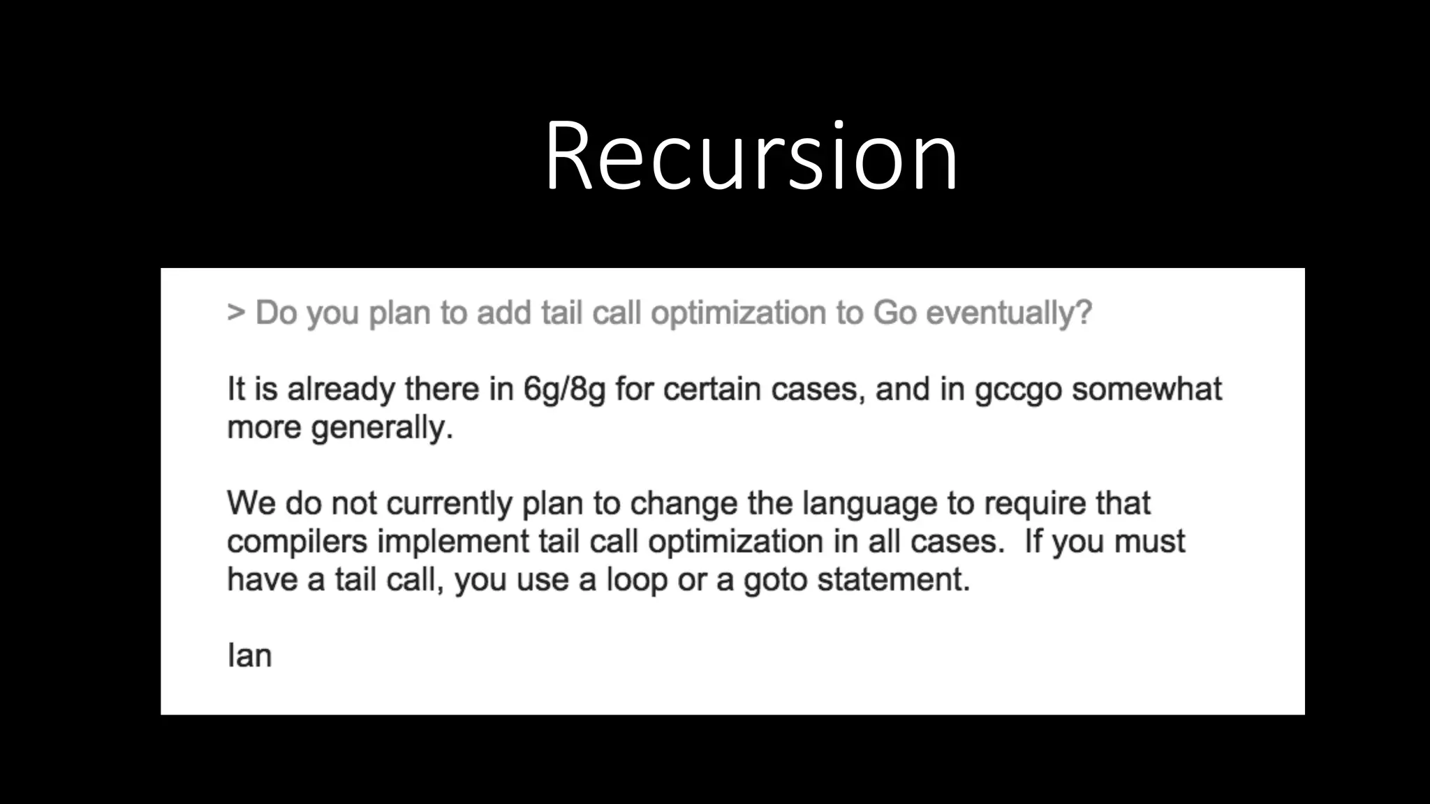 Recursion 