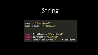 String
 