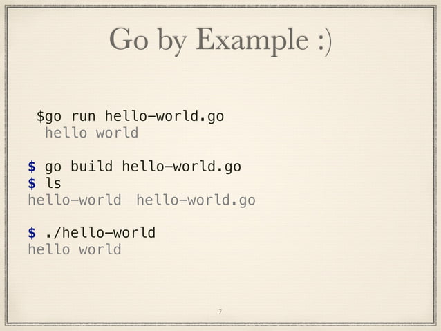 Go language presentation | PDF | Programming Languages | Computing