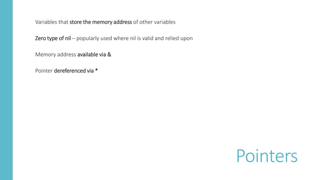 Introduction to GoLang | PPT