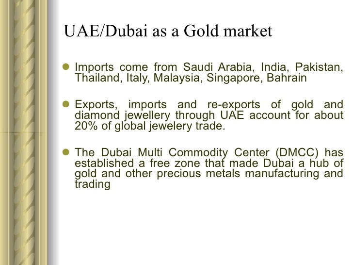 Gold industry in UAE