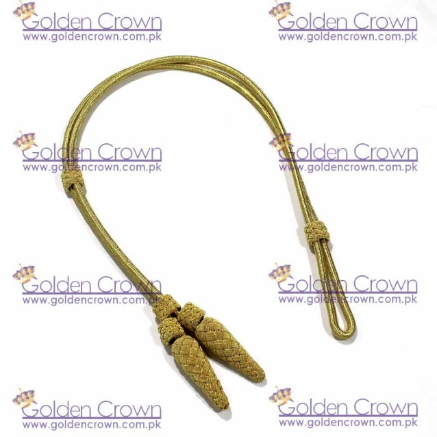 Gold acorn sword knot supplier