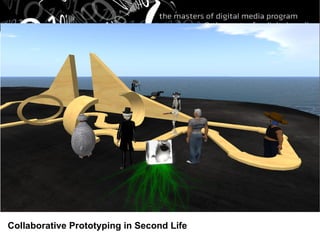 Collaborative Prototyping in Second Life 