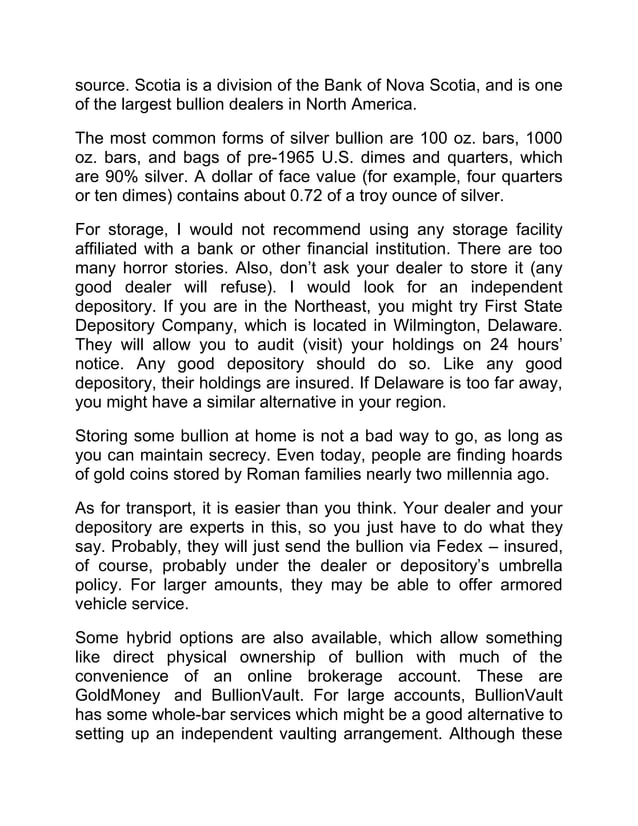 Gold as an investment vehicle PDF