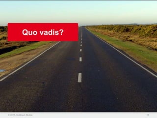 Quo vadis?




© 2011, Goldbach Mobile   113
 